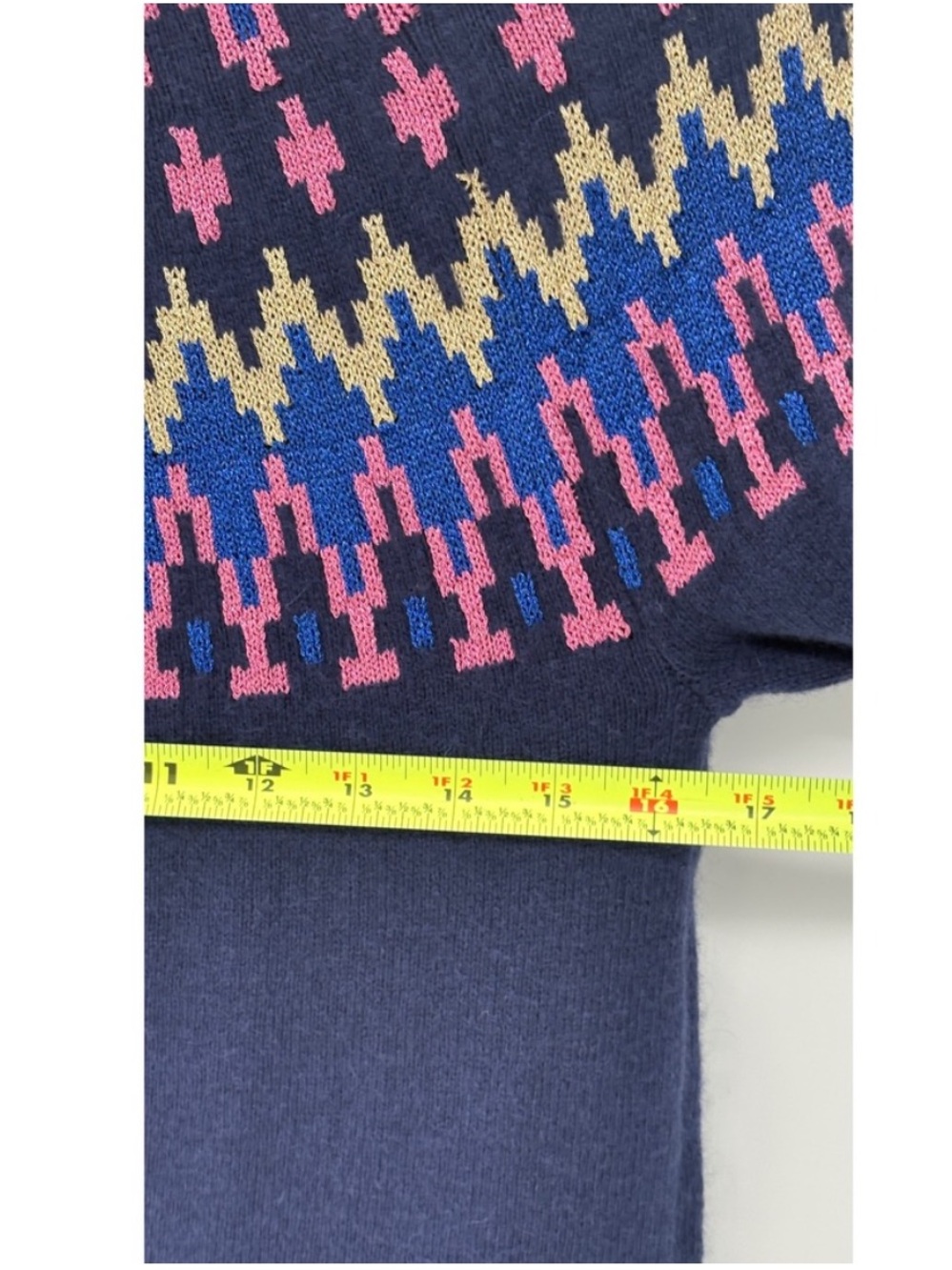 NWT Boden Eleanor Fair Isle Dress in Navy - Picture 12 of 13